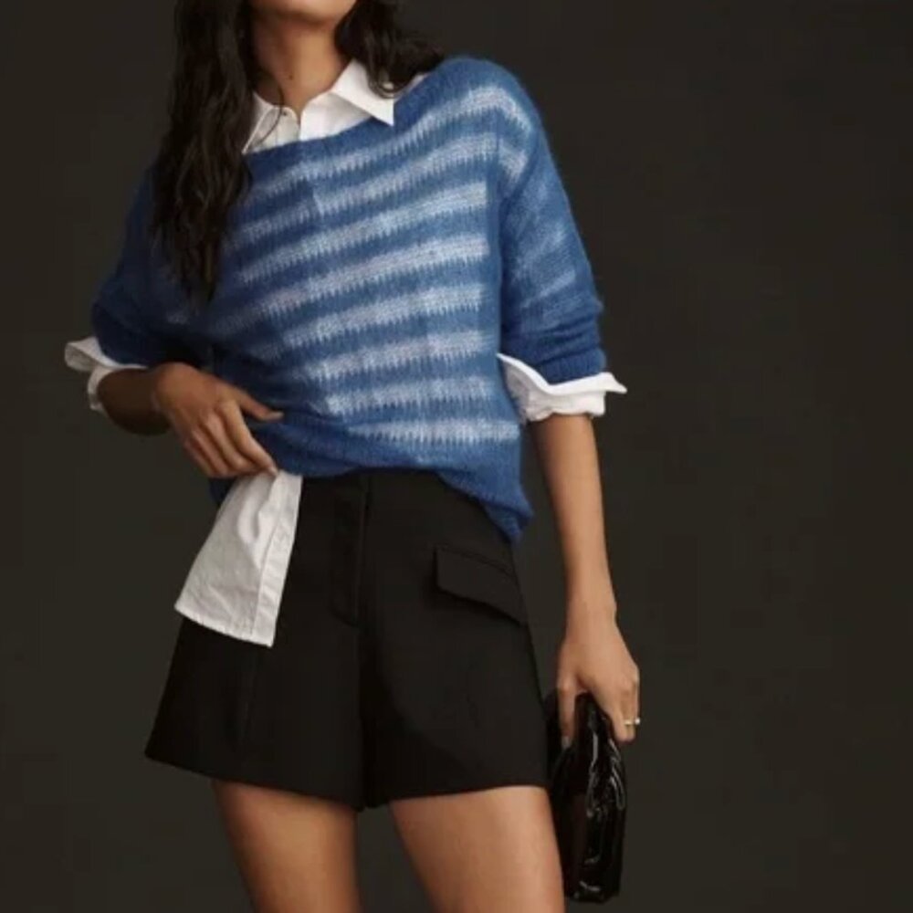 Anthropologie Maeve Sheer Pullover Size Medium